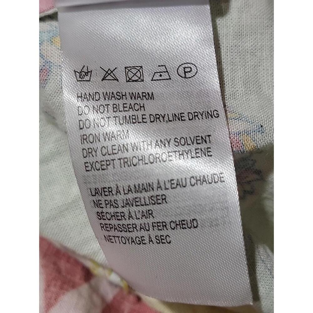 Farm Rio mixed garden tank top Size M Multicolor Linen Blend NEW #3 - Picture 14 of 15